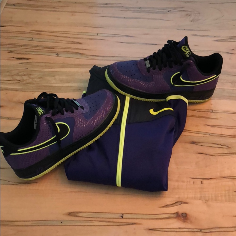 Nike Air Force 1 with matching  Nike jacket